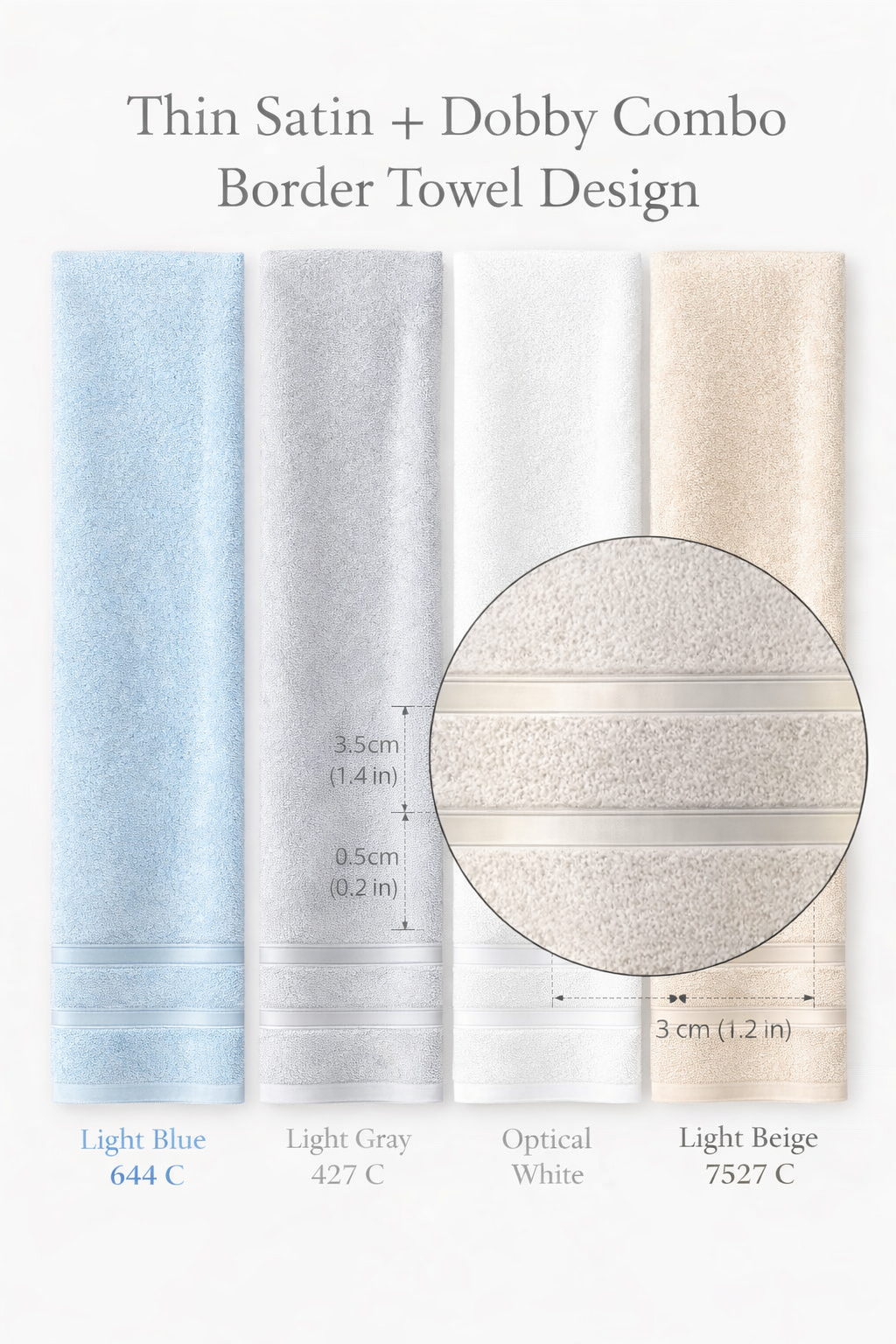 Eco-Luxury Bamboo Cotton Towel Set - Soft & Absorbent